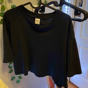 TNA oversized Tour cropped t shirt